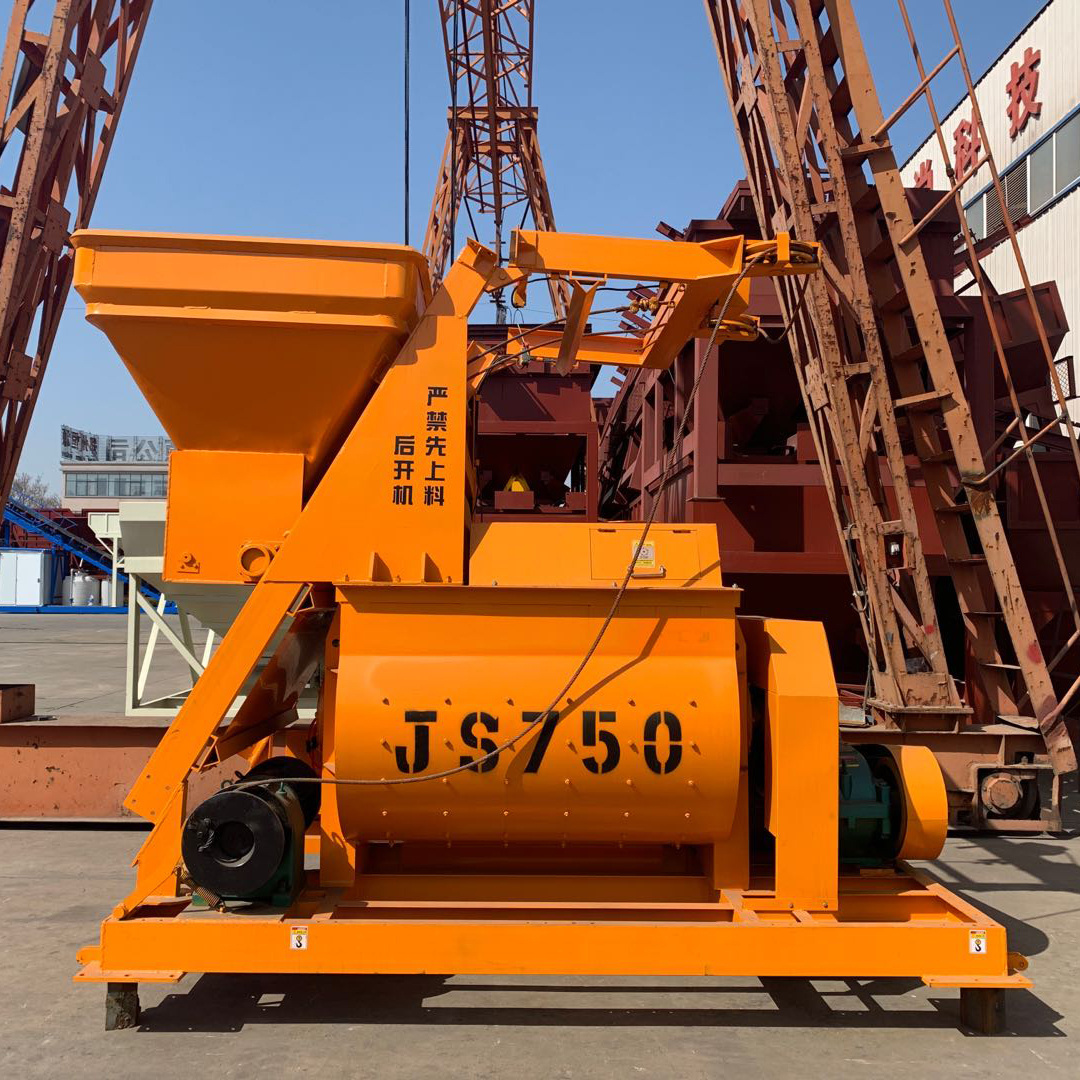 JS Wet Concrete Mixer 2-3m3 Self Loading Concrete Drum Mixer 550w Concrete Mixer Motor