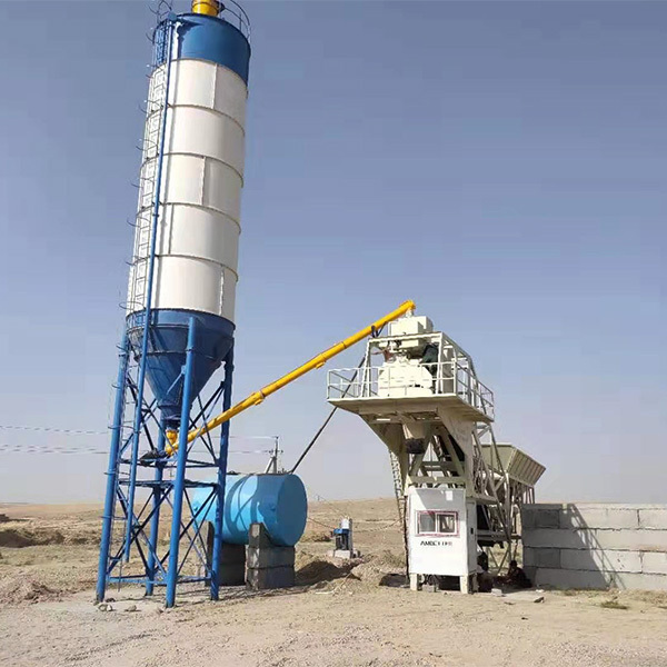 Portable Mobile Concrete Batching Plant Mobile Concrete Batching Plant With Pump