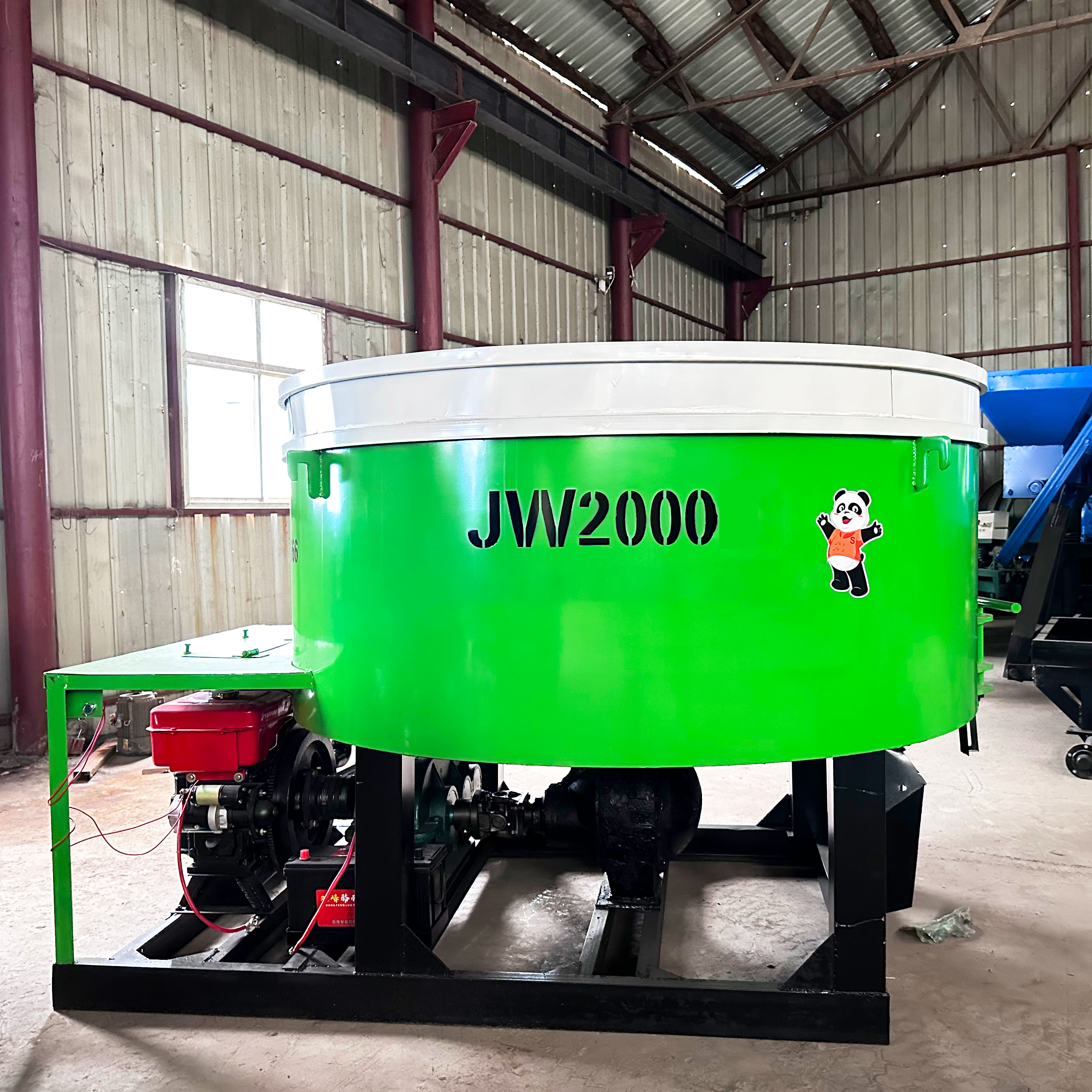 350l 500l 100l 750L 1000L 1500L  Diesel Mobile Concrete Pan Mixer 5 cubic  Concrete Pan Mixer Jq500