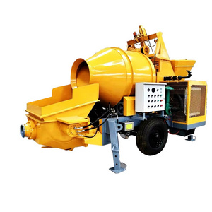 Diesel/ Electric Trailer Concrete Pump Machine For Sale Price DieSel Concrete Pump Small Concrete Mixer Truck And Pump