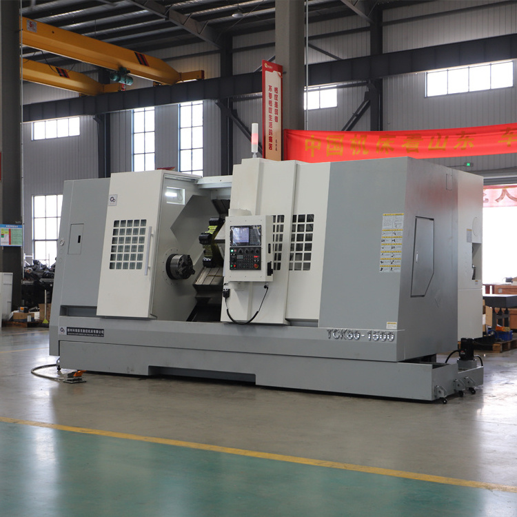 Universal Very Large Low Cost CNC Milling Machine Pipe Threading Lathe TCK80 CNC inclined lathe