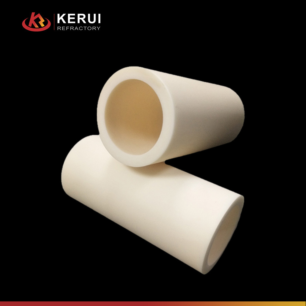 KERUI 95% 99% High Purity 99 Al2O3 Thin Alumina Zirconia Ceramic Parts Tube / Pipe/ Roller Carbon & Silicon Carbide Cermics Rods