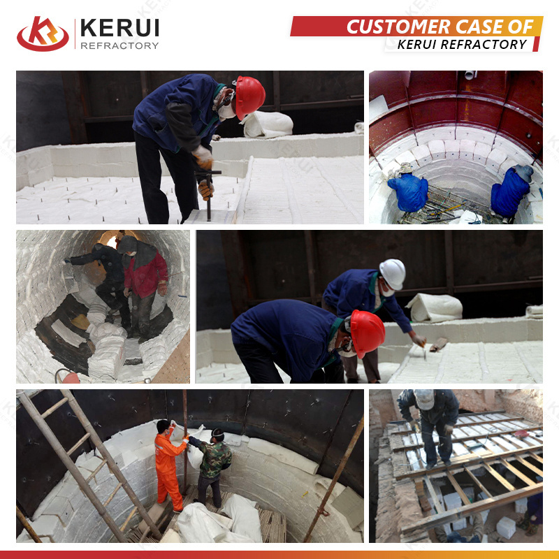 KERUI Lightweight Good Insulation Performance Ceramic Fiber Rope For Thermal Insulation Facilities