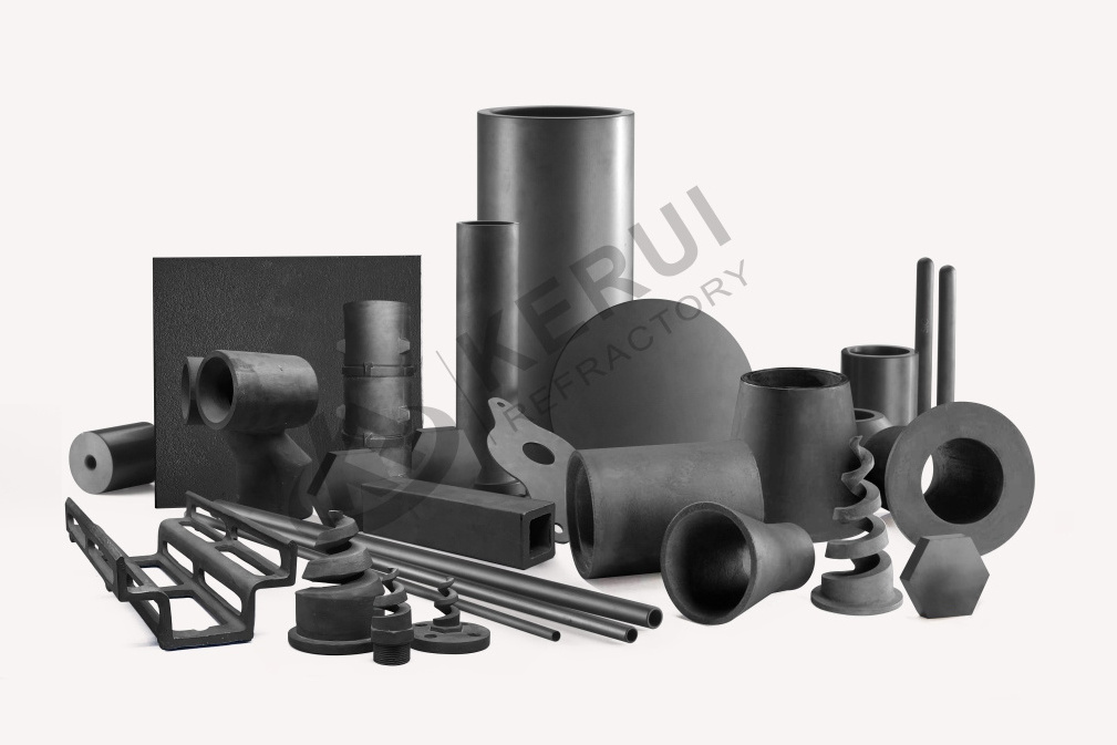 KERUI Reaction Sintered SiC Product Silicon Carbide Quantitative Tube/Pipe Silicon Carbide Ceramic Products