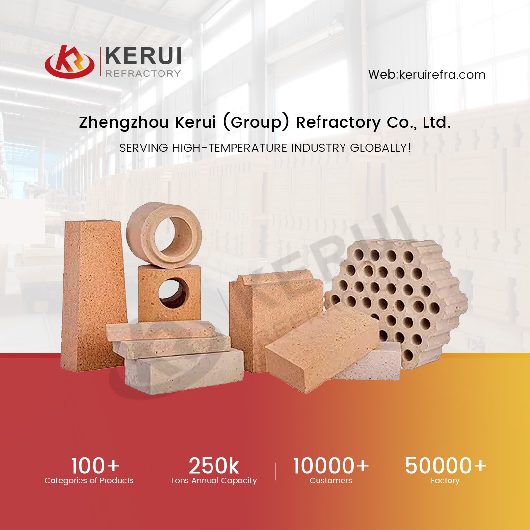 KERUI Factory Customized Refractory Fire Bricks High Alumina Fire Bricks For Sale With Heat Proof And Fire Resistant