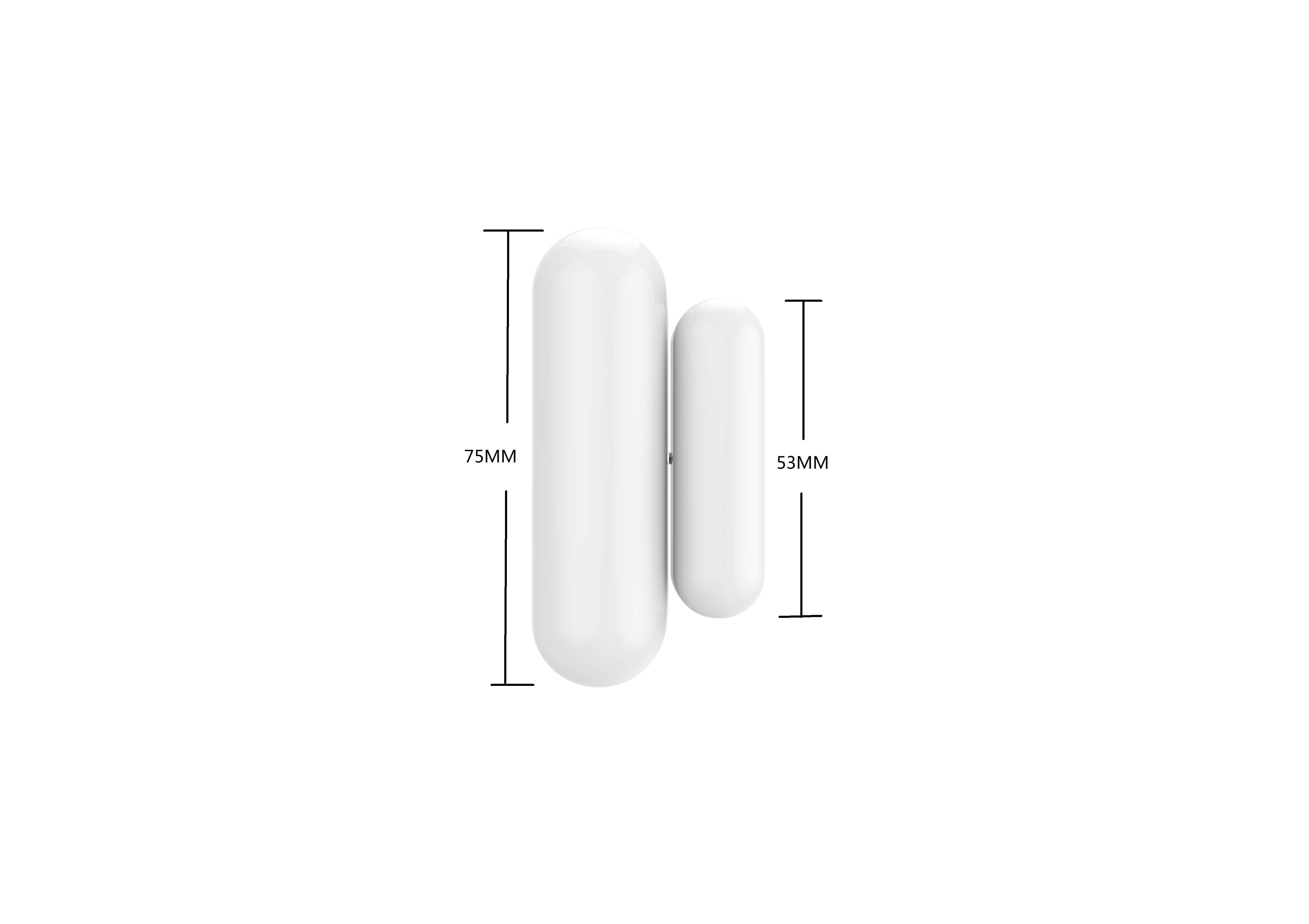 Factory Price Anti theft Window Door Security Wireless Door Sensor For 433MHZ Home Alarm Kit