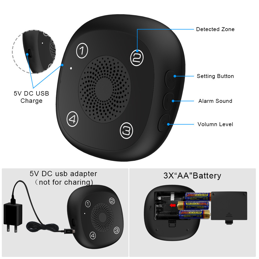 KERUI Driveway Alarm wireless outdoor 200M Long Working Range Outdoor Waterproof PIR Motion Sensor DIY Security Alert System