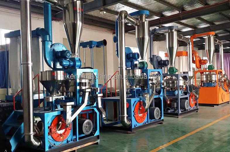 500kg/h plastic pulverizer grinder machine for profile