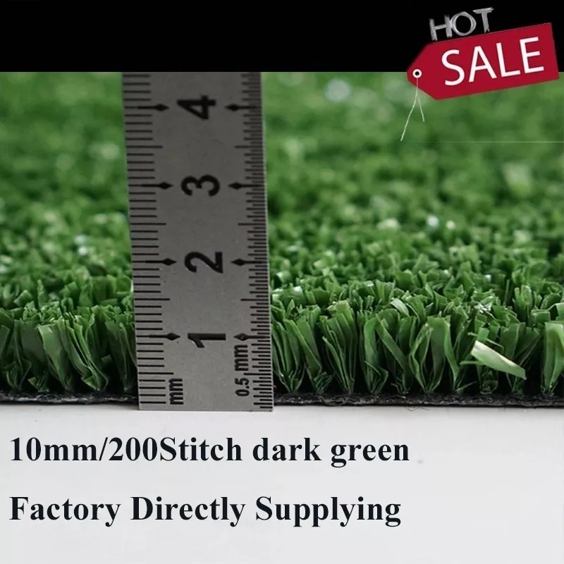 Plastic Synthetic Artificial Grass 8mm 10mm with Backing for Garden and Landscape and football Golf Practice Inside Grass