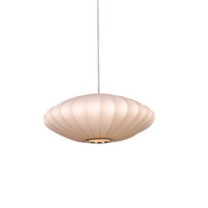 Modern decorative chandelier Nordic round chandelier light luxury silk light Silk lamp Bubble lamp