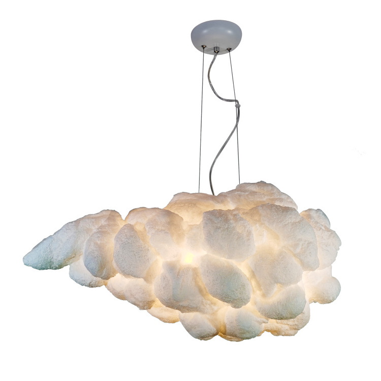 Creative Style Hotel Home Loft Decorative Indoor Lighting Realistic LED White Cloud Bay Ceiling Light