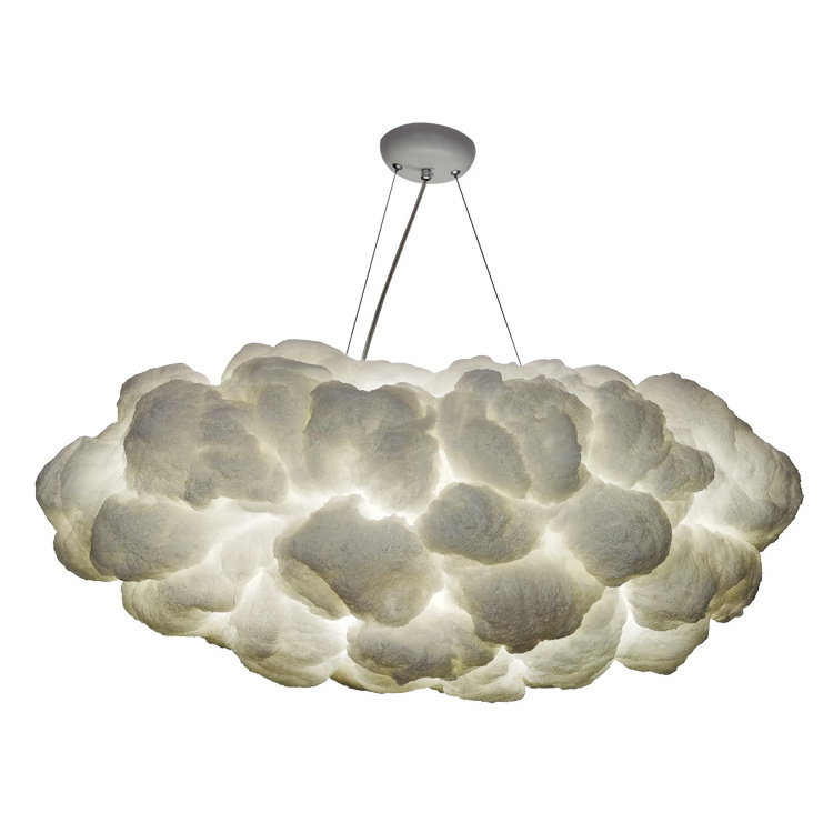 Creative Style Hotel Home Loft Decorative Indoor Lighting Realistic LED White Cloud Bay Ceiling Light