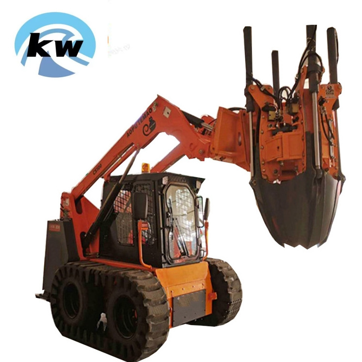 Excavator With Tree Digging Machine Four Flap Knife Shovel Type Tree Transplant Machine