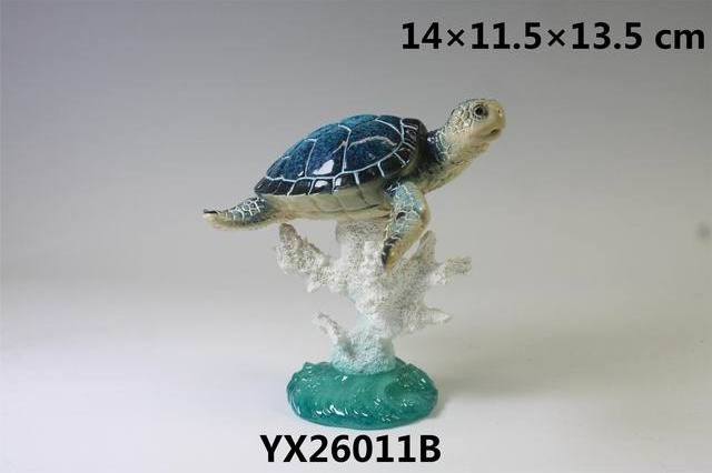 Marine ocean themed decor sea decoration maldives bahamas souvenirs Resin Dolphin Figurine sea animals Turtle bobblehead