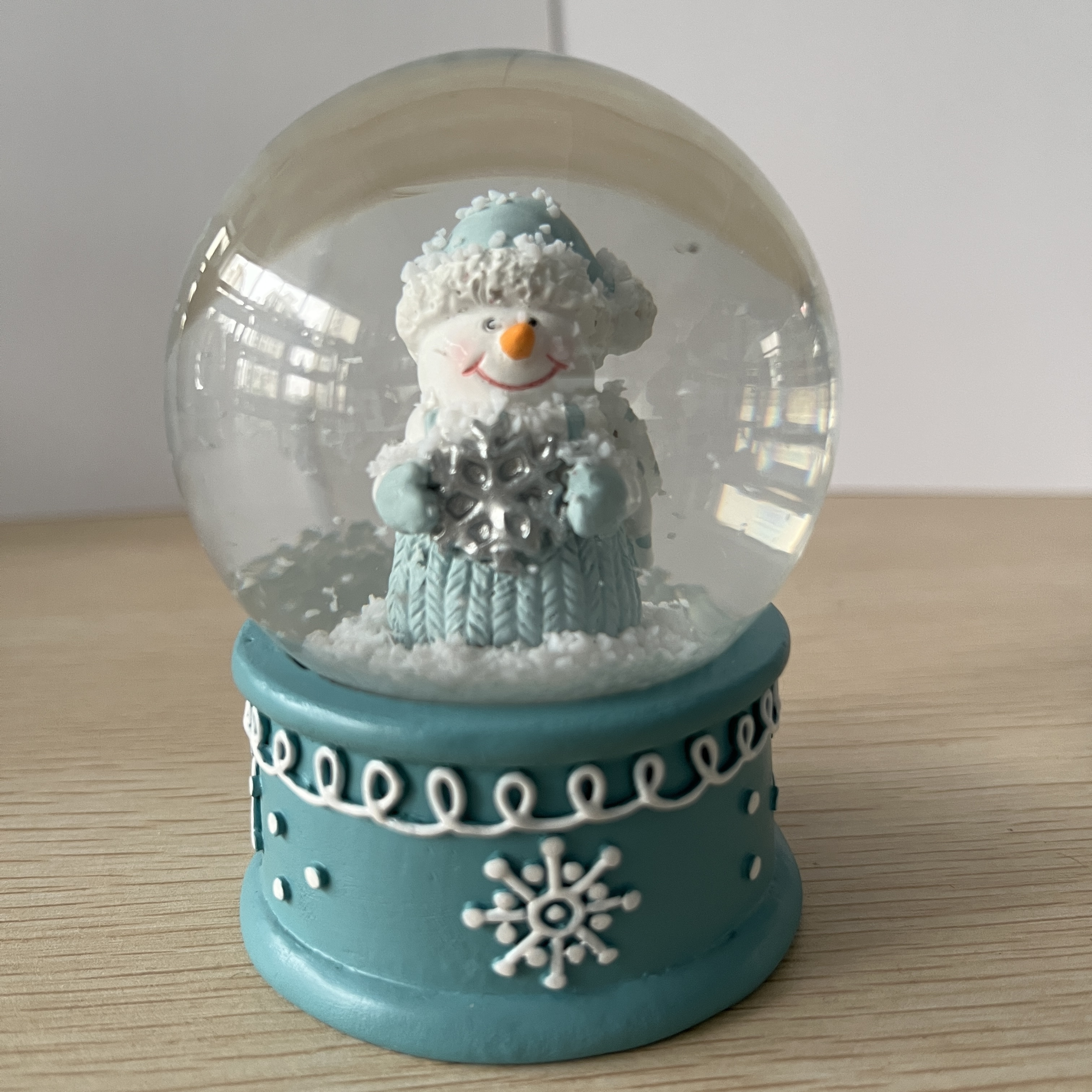 Home Ornament Resin Christmas decoration Souvenir Gift Snowman glass Water Snow Globe