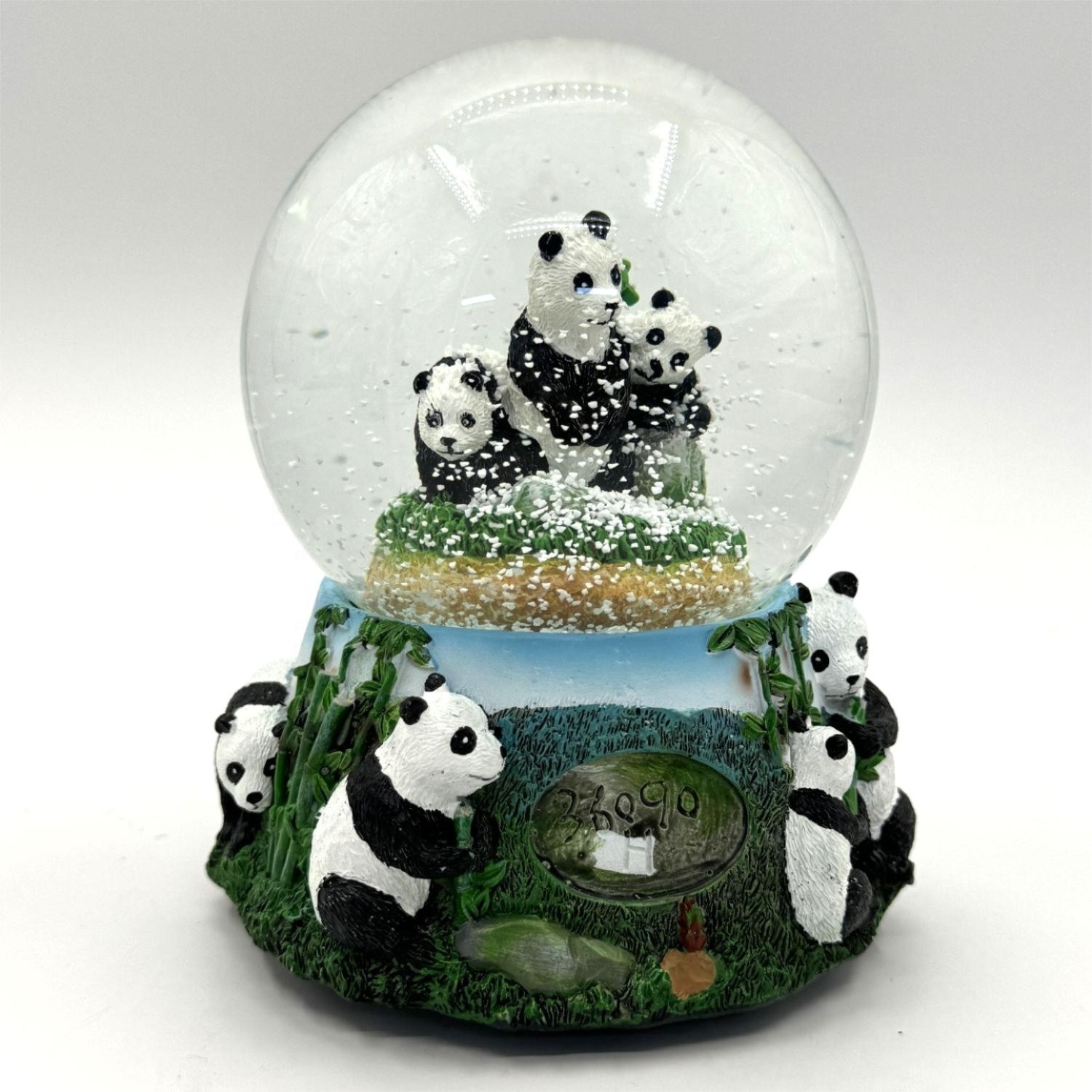 Animal Snowball Resin Craft Snow Globe Music Box Octave Box Drifting Snow Music Box Birthday Gift