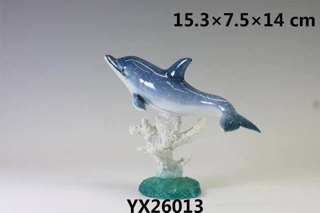 Marine ocean themed decor sea decoration maldives bahamas souvenirs Resin Dolphin Figurine sea animals Turtle bobblehead