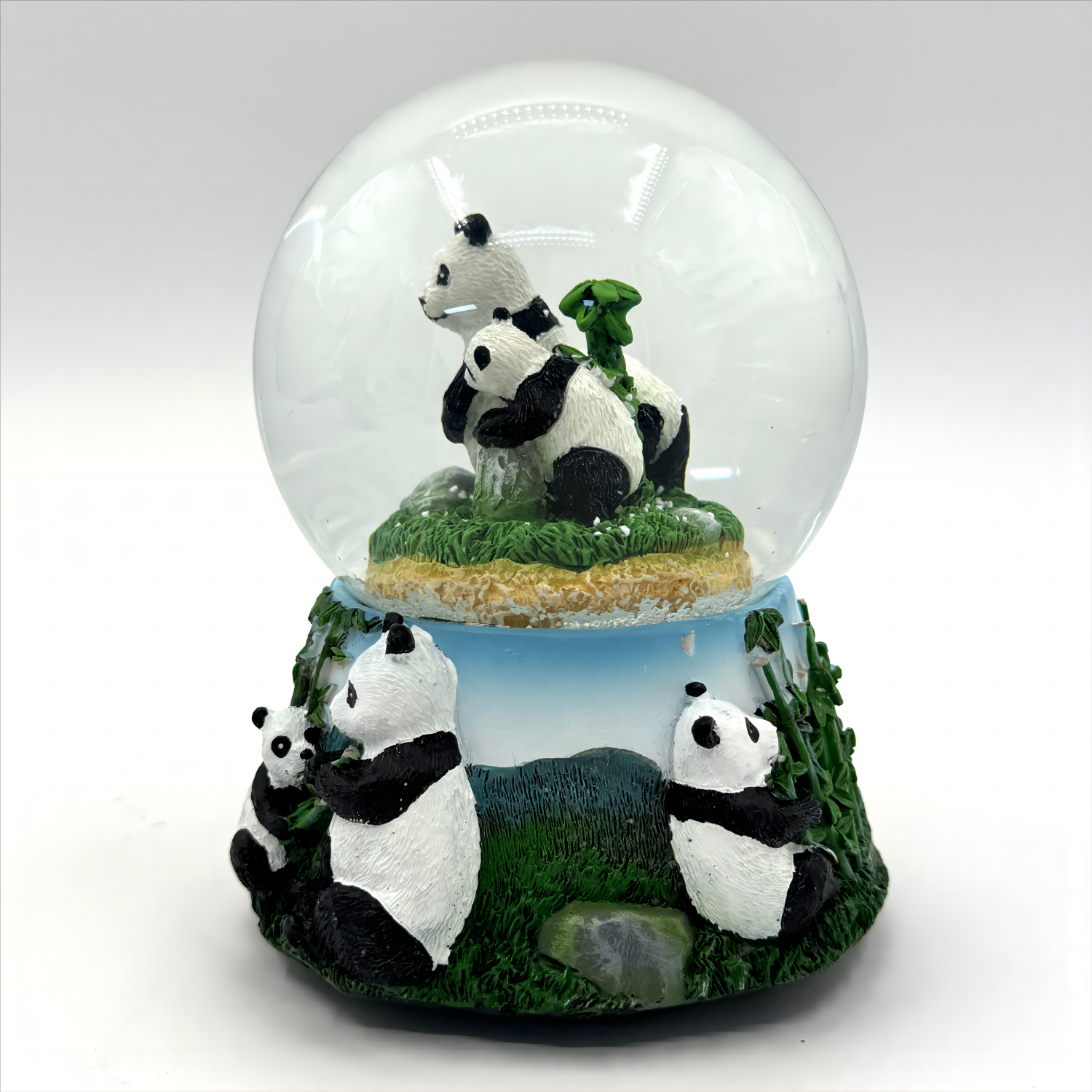 Animal Snowball Resin Craft Snow Globe Music Box Octave Box Drifting Snow Music Box Birthday Gift