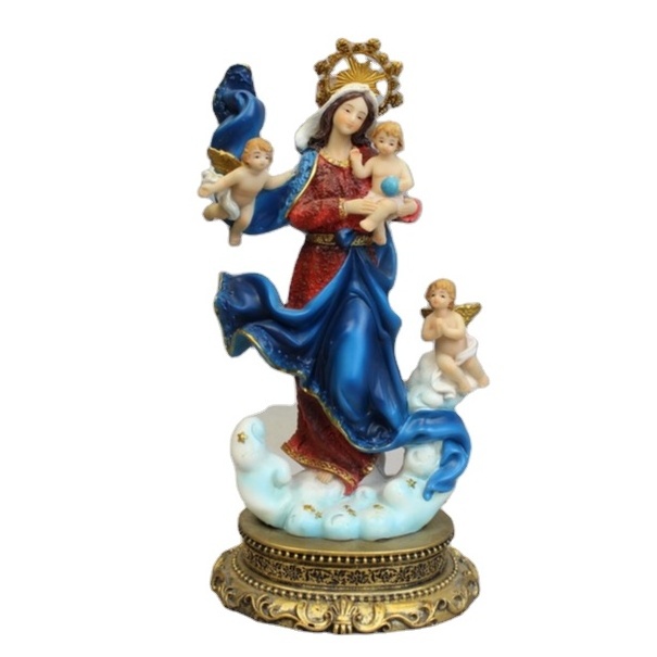 Factory wholesale catholic religious sacred heart Jesus statues resin ornaments figurine Jesus statue