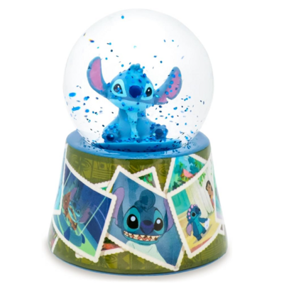 Custom Vintage Photos Mini Light-Up Swirling Glitter snow ball cartoon movie figure Lilo & Stitch Snow Globe