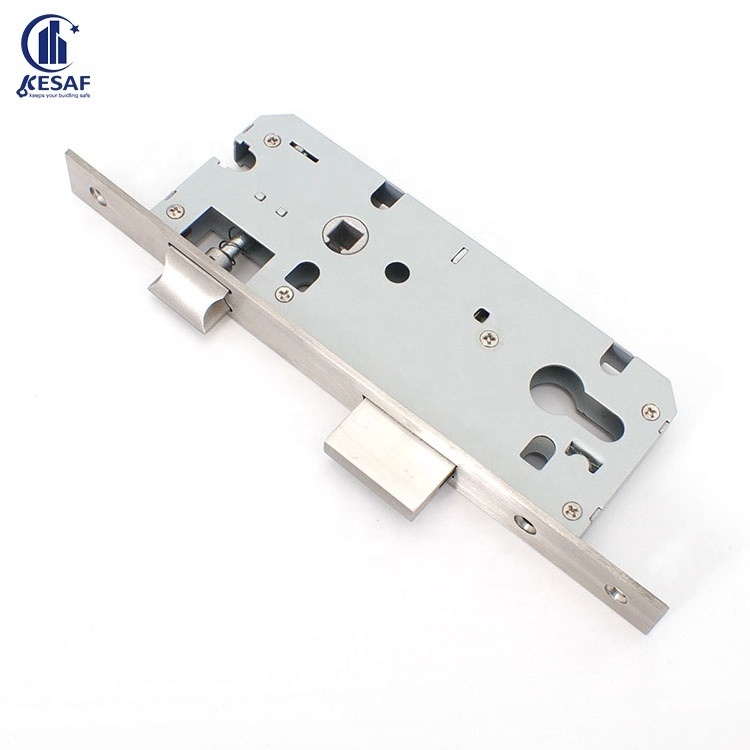 Security 40Mm Backset Brass Deadbolt 4085 Mortise Aluminum Door Lock Body Roller Euro Mortise Lock