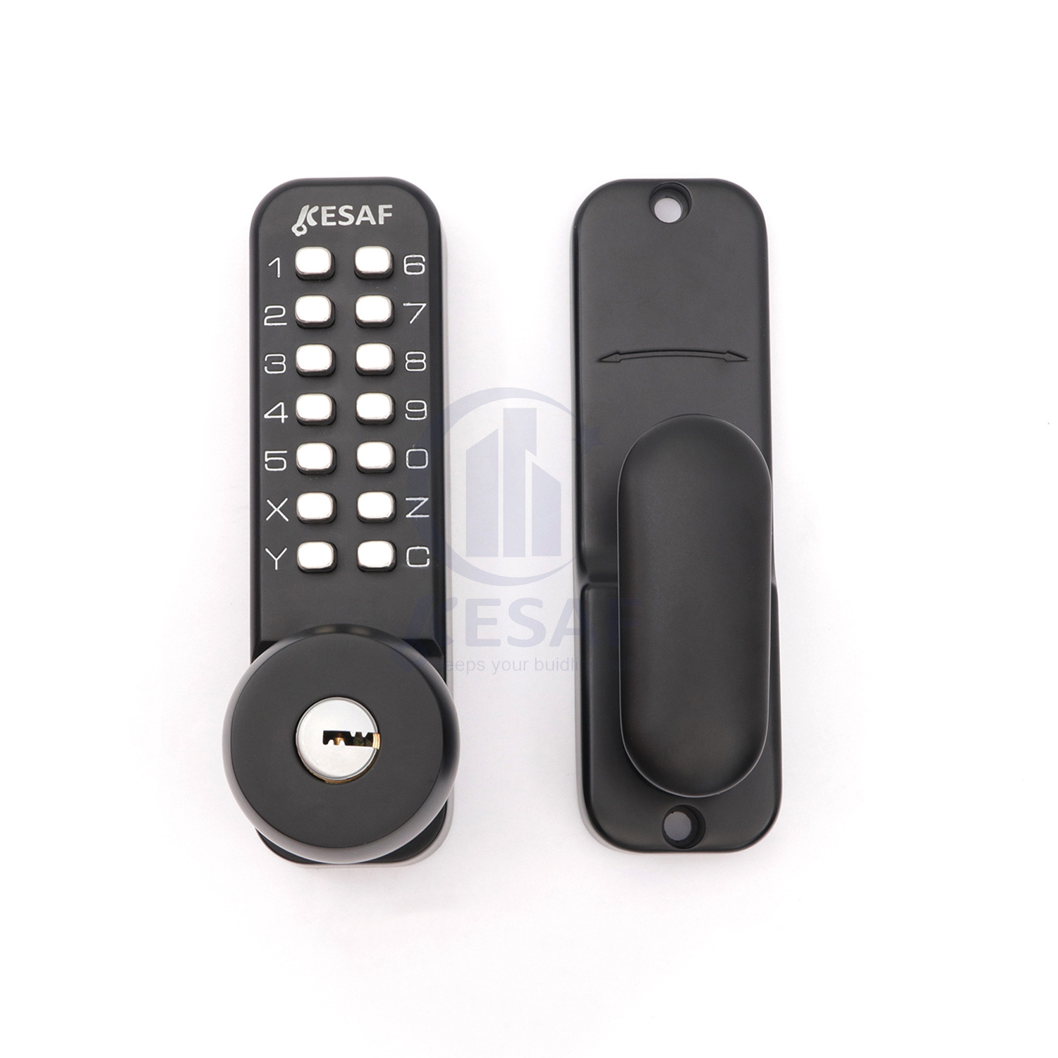 KESAF Stock Wholesale Outdoor No Batteries Mechanical Code Lock 6 Digit Combination Digital Lock With The Key