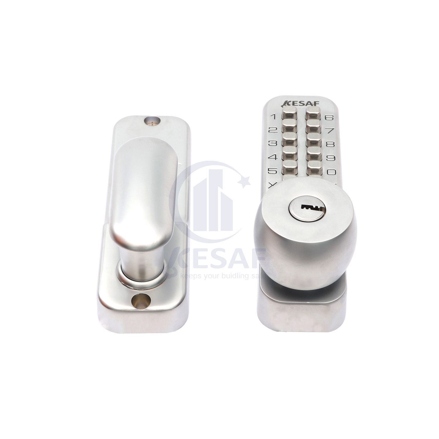 KESAF Push Button Locks Manufacturers Mechanical Code Outdoor Key Manual Anti-Theft Digital Door Lock