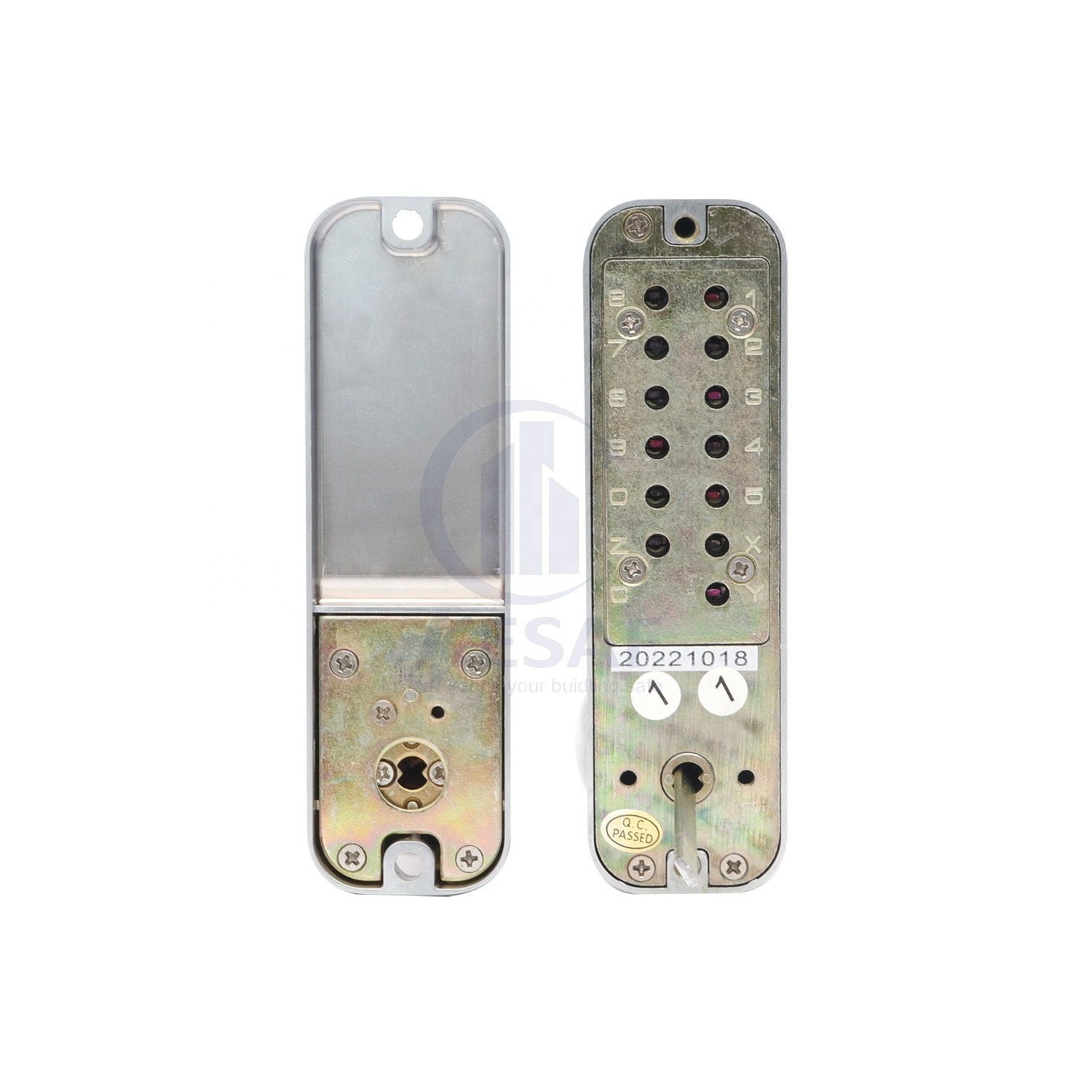 High Security Digital Entry Code  Door Lock Heavy Duty Keypad Door Lock Waterproof Mechanical Code Lock