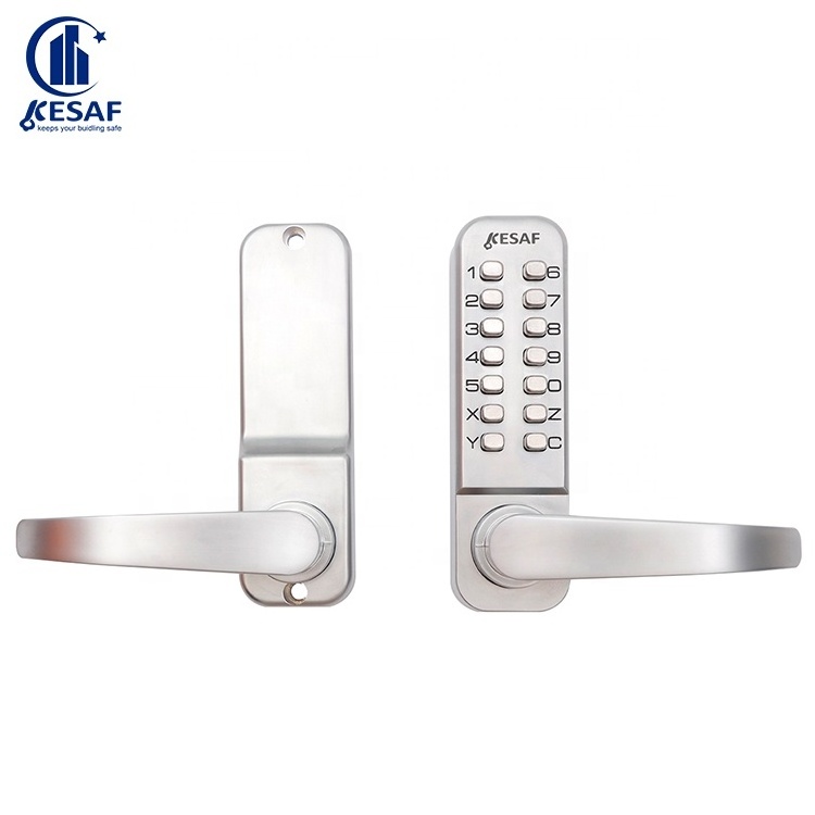 Waterproof Password Combination Push Button Lock Front Door Lock Mechanical Keypad Digital Code Keyless Door Lock