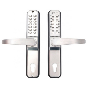 High Quality Double-Sided Password Digital Keyless Iron Gate Door Lock  Mechanical Code Lock Push Button Door Lock