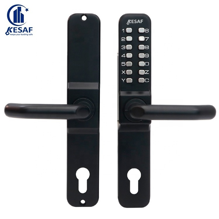 Wholesale Price Single Side Push Button Door Lock Combination Mechanical Code Digital Keypad Door Lock With Handle