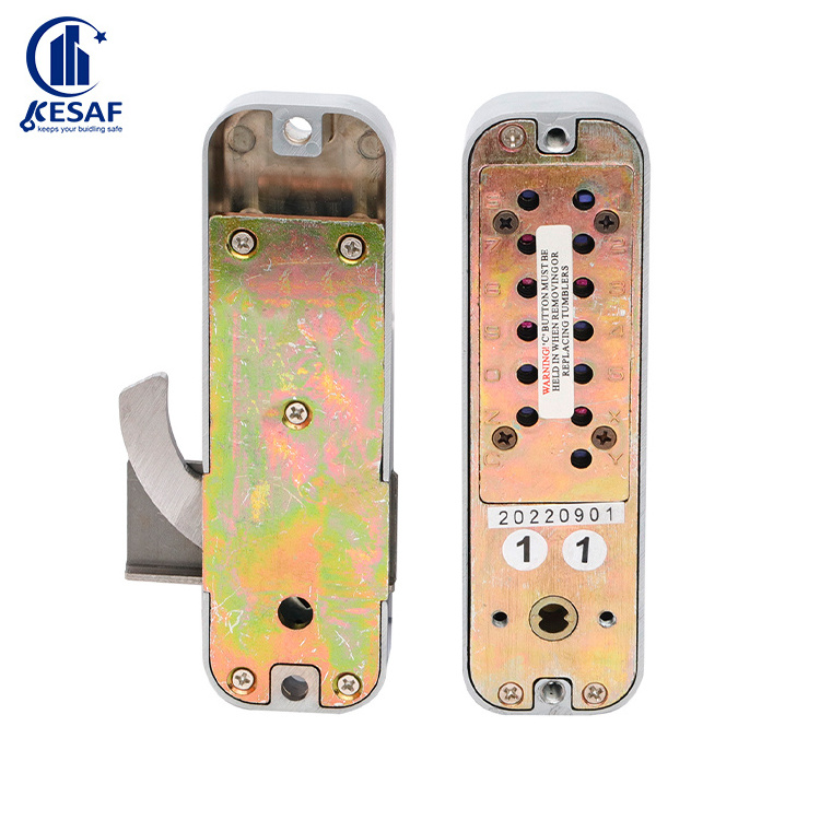 Security Hook Lock Digital Password Push Button Mechanical Code Keyless Door Lock Combination Lock For Door