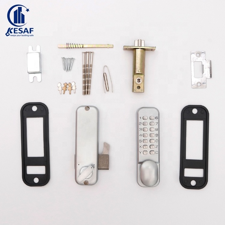 Security Hook Lock Digital Password Push Button Mechanical Code Keyless Door Lock Combination Lock For Door