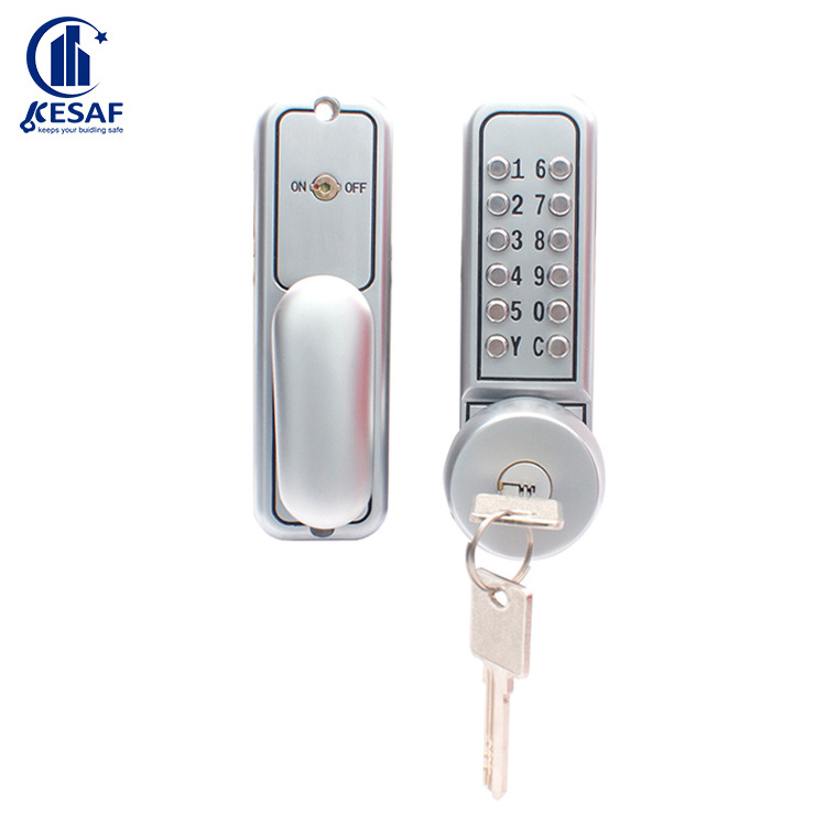 Zinc Alloy Keypad Code Changeable Access Control System Anti Thief Keyless Password Security Door Lock for Internal and External