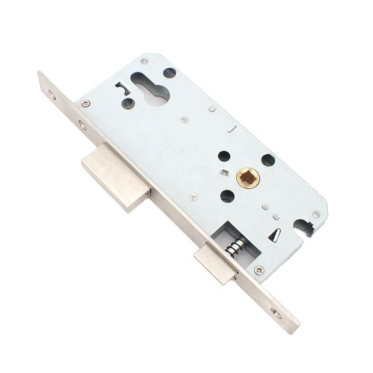 High Security Sus304 Door Lock Body Mortise 85 Series Stainless Steel 8550 Euro Mortise Door Lock