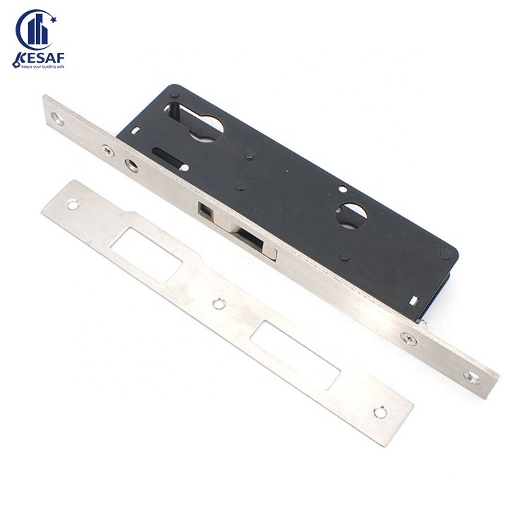 China Manufacturer 3585 Mortise Lock Body Stainless Steel Roller Latch 85Mm Euro Mortise Lock