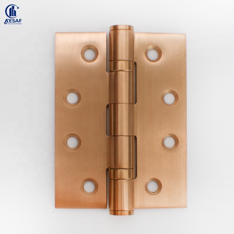 4*3*3 Heavy Duty Door Butt Hinge Black Flat Ball Bearing Swinging Folding Steel Door Hinges For Metal Door