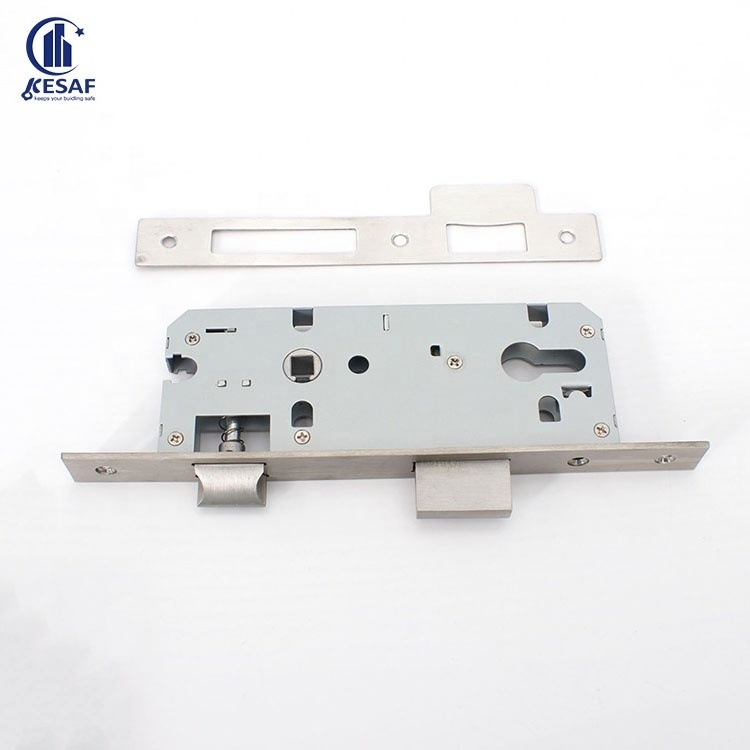 Manufactory Wholesale Fire Rated Stainless Steel Zinc Security Door Locks Toilet Mortise Sash Lock For Wooden Door