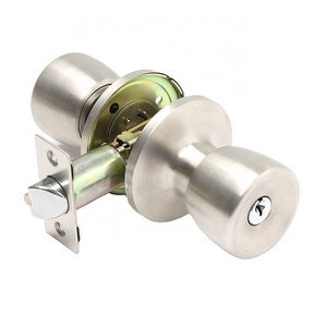 Factory Outlet Safe European Privacy Door cylindrical Stainless Steel Knob Locks Bathroom Door Knob Cylinder Lock