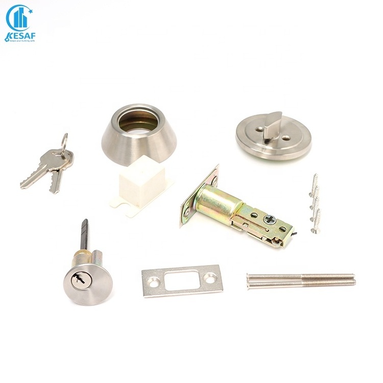 Factory Price American Standard Residential Bedroom Bathroom Entry Single Side Deadbolt Door Lock With Keys