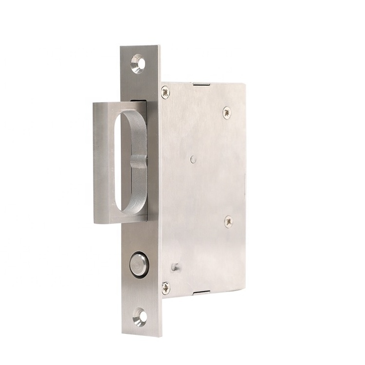 Sliding door latch concealed Stainless steel 304 Barn door pocket door pull handle