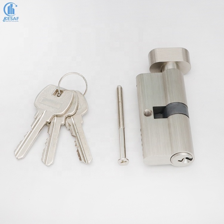 Wholesale Price Euro Profile 70Mm Mortise Lock One Side Knob One Side Key Pins Mortise Door Half Key Cylinder Lock