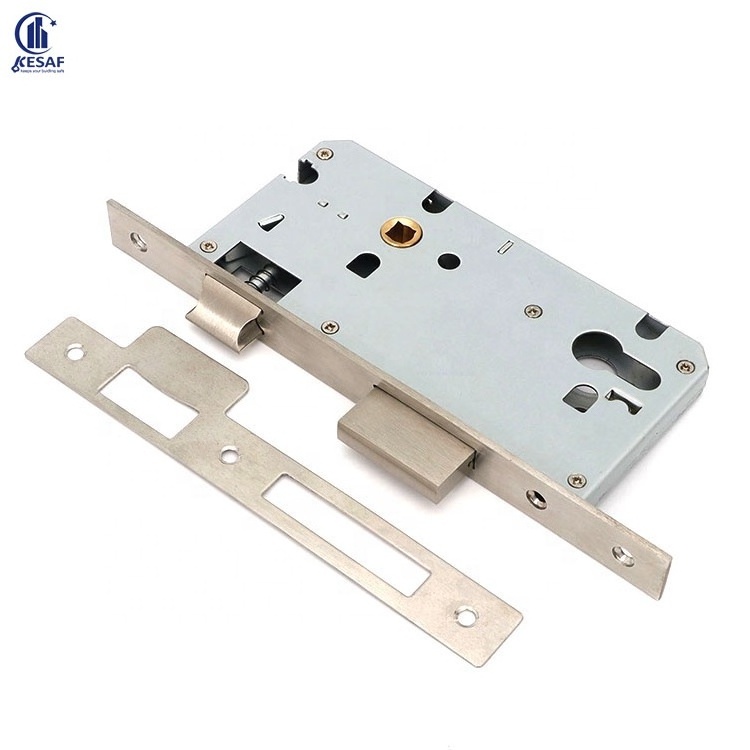 Professional Factory Hotel Wooden Door 85 Series Lock Mortise Stainless Steel 60Mm Mortise Lock For Doors