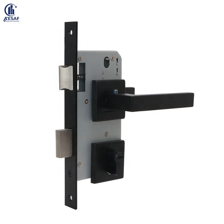 Security 40Mm Backset Brass Deadbolt 4085 Mortise Aluminum Door Lock Body Roller Euro Mortise Lock