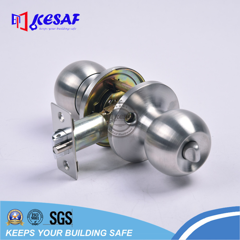 ANSI Grade 3 Stainless Steel Tubular Door Knob Lock for Middle  market