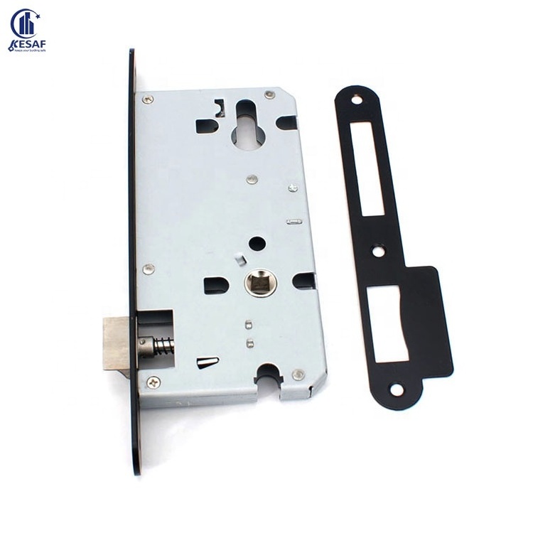 European Fire Rated Hardware Ss304 8550 Stainless Steel Internal Indoor Wood Entrance Main Commercial Security Door Mortise Lock