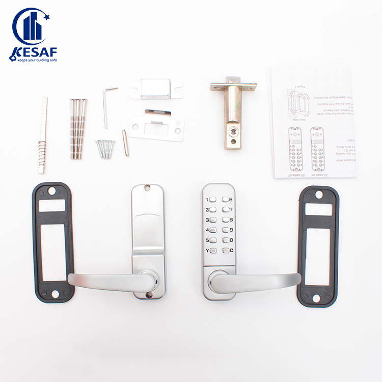 Password Combination Push Button Lock Front Door Lock Mechanical Keypad Digital Code Keyless Door Lock