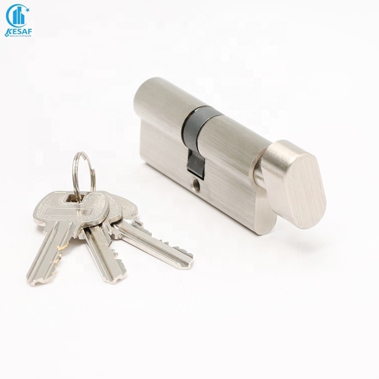 Wholesale Price Euro Profile 70Mm Mortise Lock One Side Knob One Side Key Pins Mortise Door Half Key Cylinder Lock