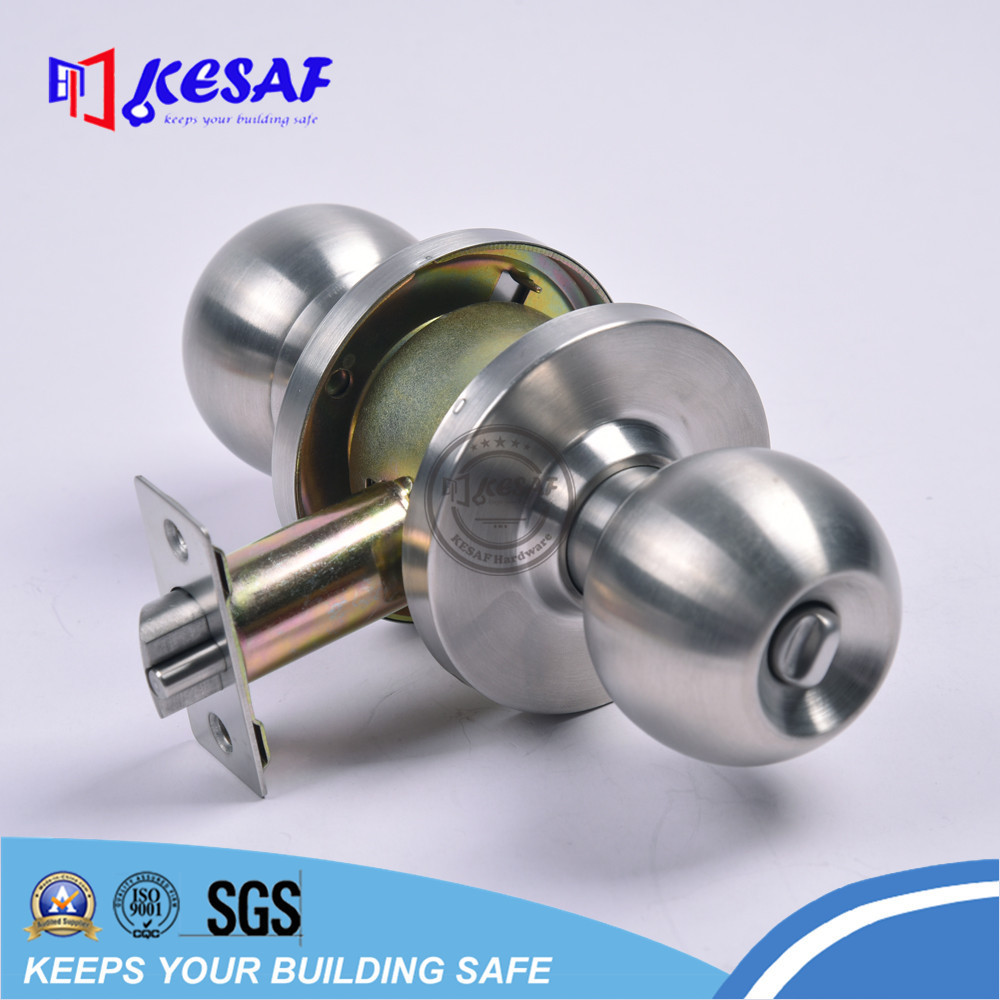 Hot Sale North American door lock Bathroom bedroom Cylindrical Ball Door Knob Lock