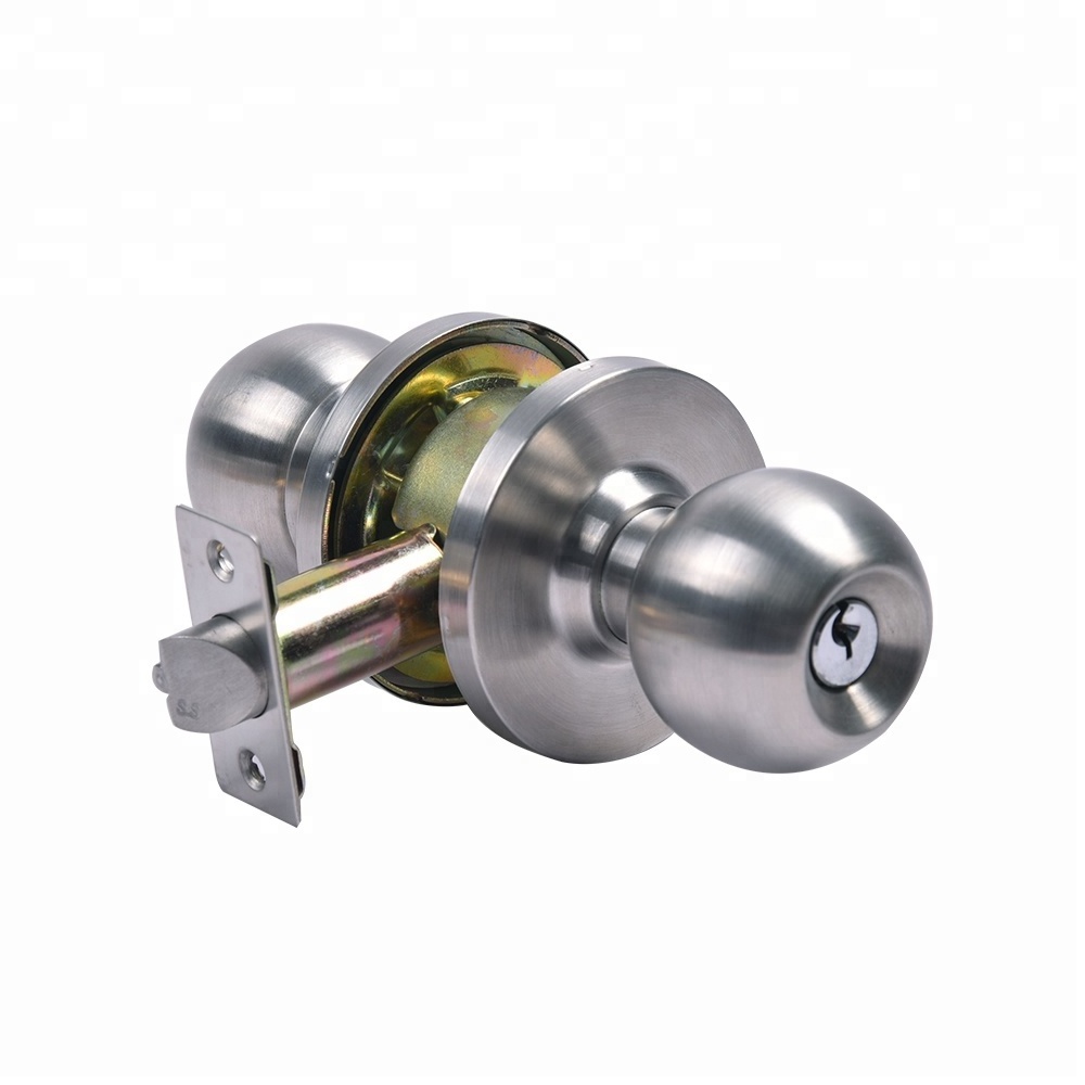 Hot Sale North American door lock Bathroom bedroom Cylindrical Ball Door Knob Lock